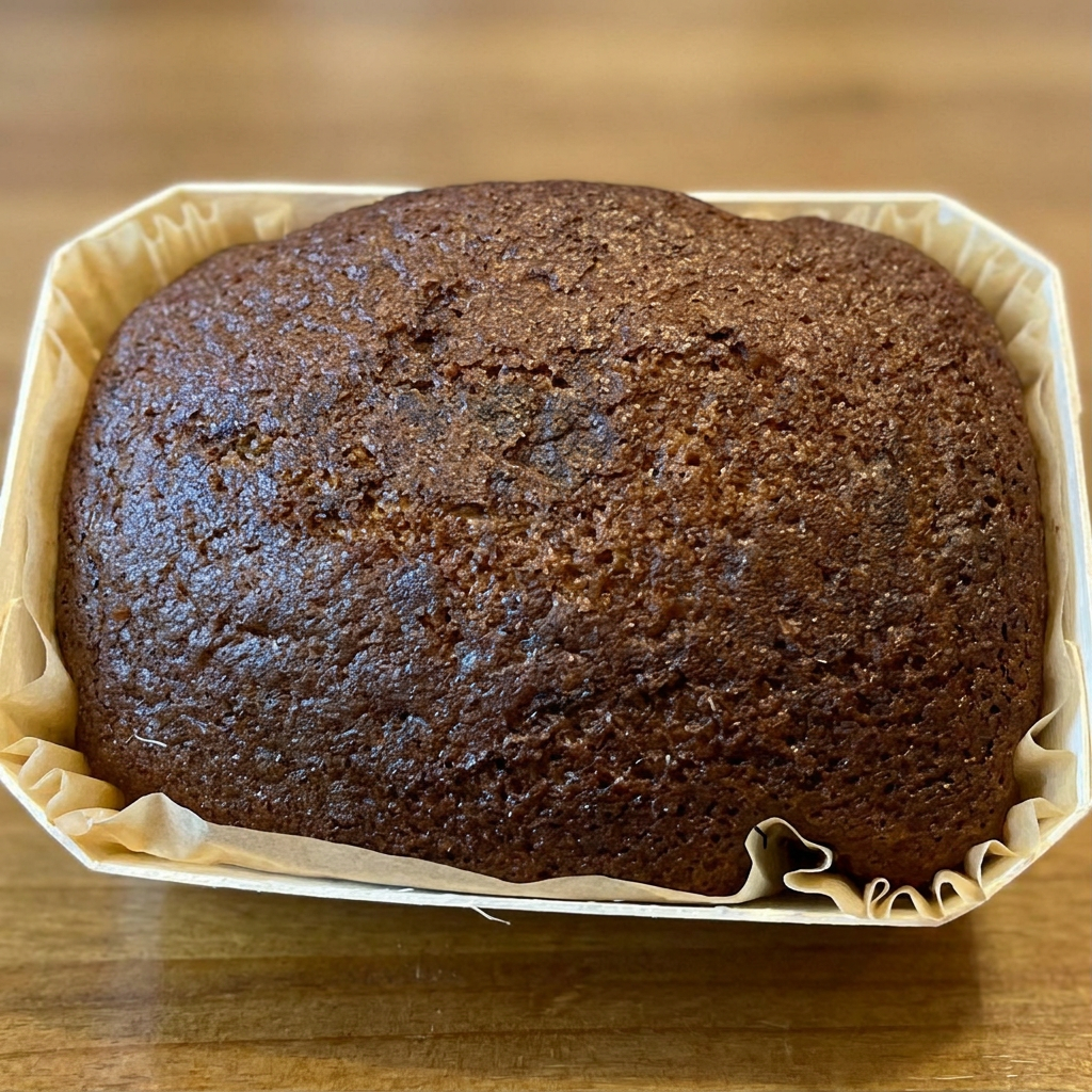 Bolo de especiárias, com mel orgânico, canela, pimenta rosa, pimenta branca e gengibre Ele tem aproximadamente 280g