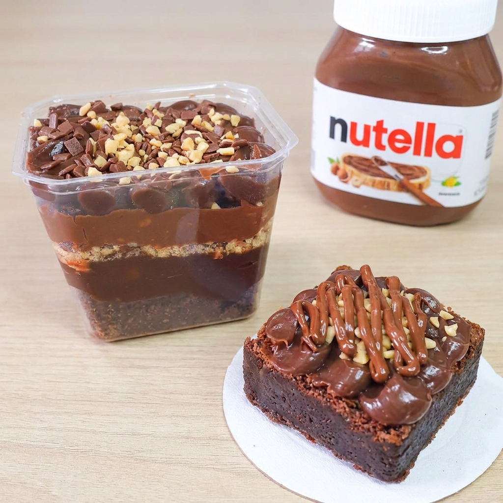 Nosso Brownie é sensacional!! Pote com cubos de Brownie, intercalado com nosso recheio cremoso de chocolate 50%, Amendoim e Nutella Pura, finalizado com granulados de chocolate nobre que derretem na sua boca. Prove e surpreenda-se!!! Produto refrigerado
###Tags### promoção promocao oferta desconto barato melhor bolo no pote doce copo da felicidade sobremesa chocolate cupon cupom entrega rapida grátis gratis nutela Nutella Ninho morango brownie braune browne brauni braune bolo torta docinho brigadeiro cenoura crocante ferrero