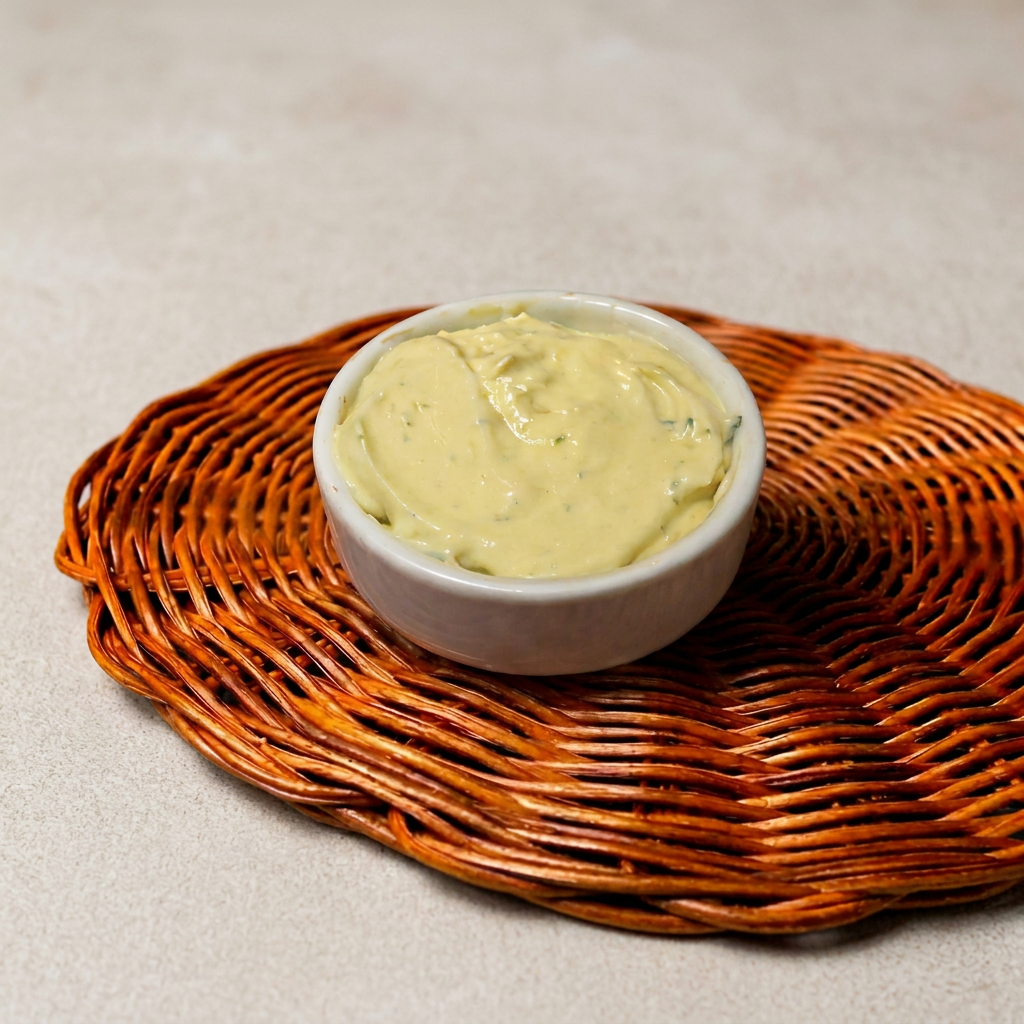 Pastinha de alho cremosa e saborosa, preparada com temperos especiais e toque marcante de alho. Perfeita para acompanhar pães, torradas, petiscos e churrascos.