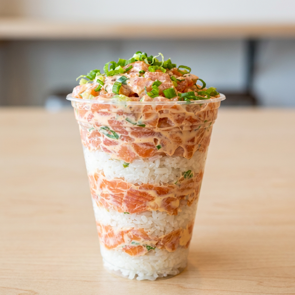 Atum com molho levemente picante + crispy