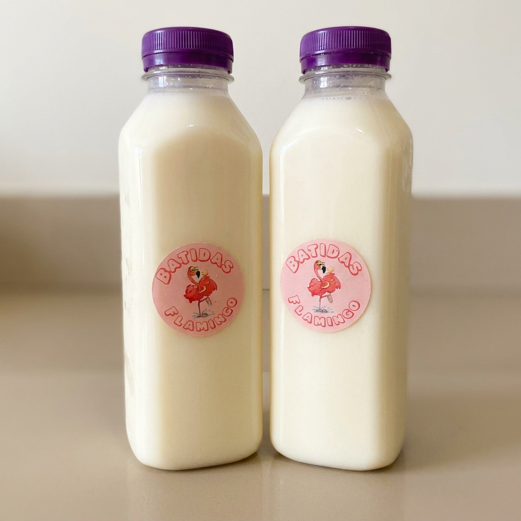 Suco da fruta, Leite Condensado e Vodka