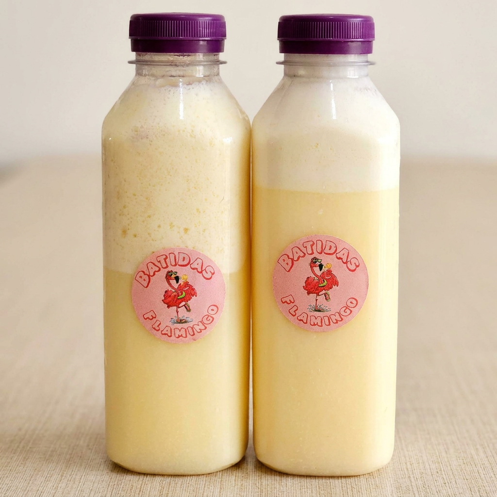 Suco da fruta, Leite Condensado e Vodka