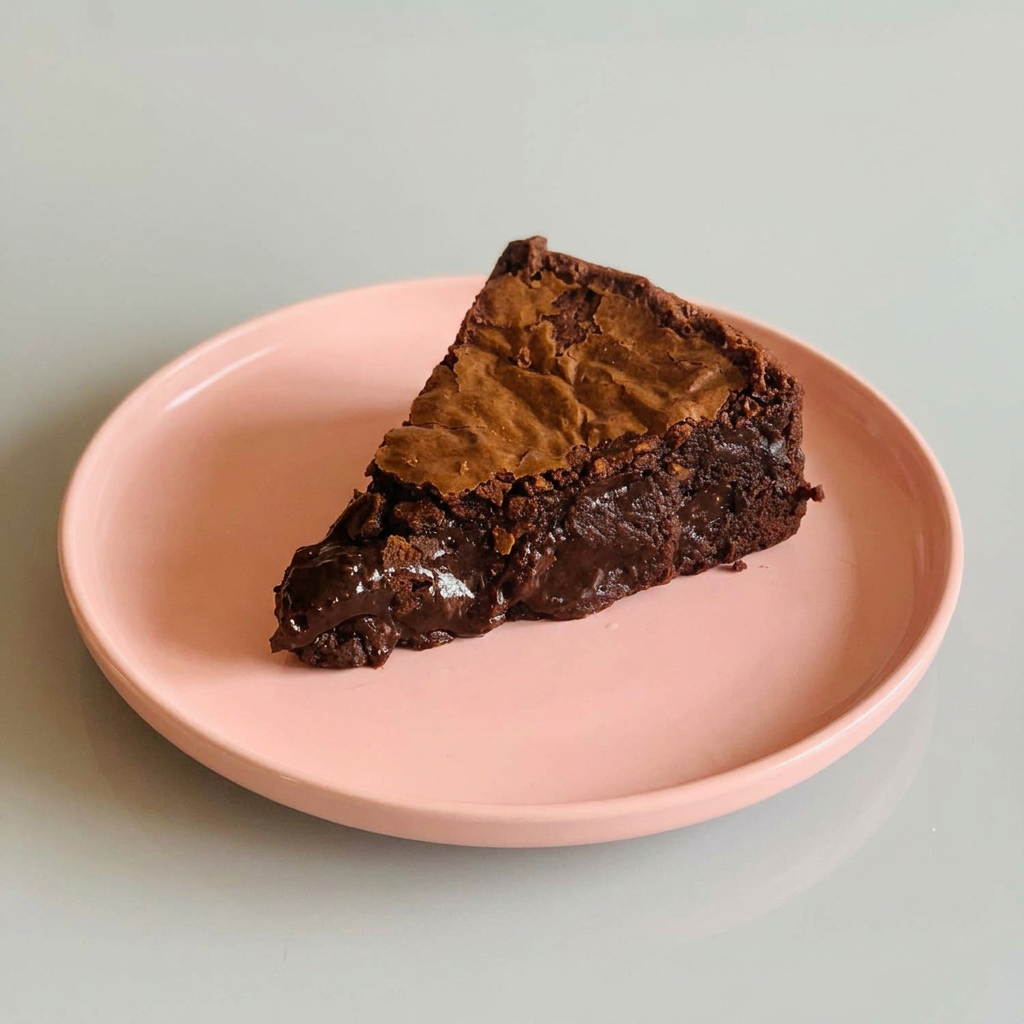 Torta fudge brownie de chocolate