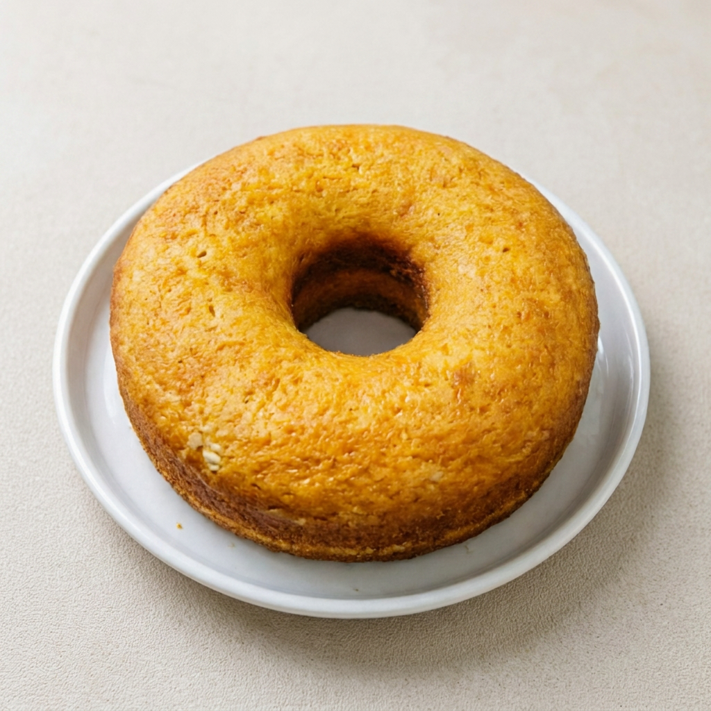 Bolo feito com suco da fruta