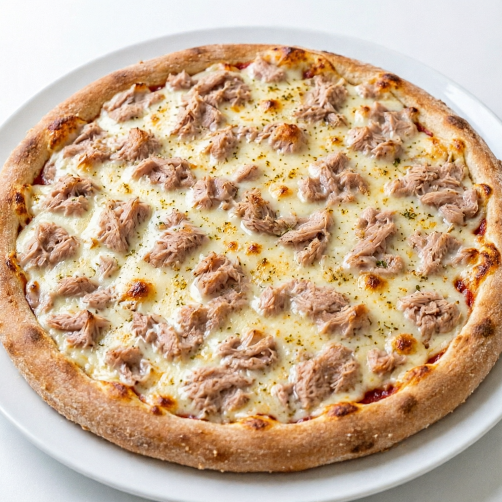 Massa, atum e Mussarela
