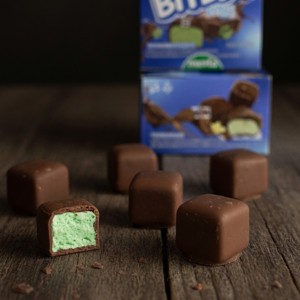 PROMOÇÃO DE R$16,00 POR APENAS R$9,90 !!
Delicie-se com nossos irresistíveis bombons de sorvete de menta c/ chocolate! A caixa contém 12 bombons individuais, ideais para compartilhar ou saborear aos poucos.(Imagem meramente ilustrativa)