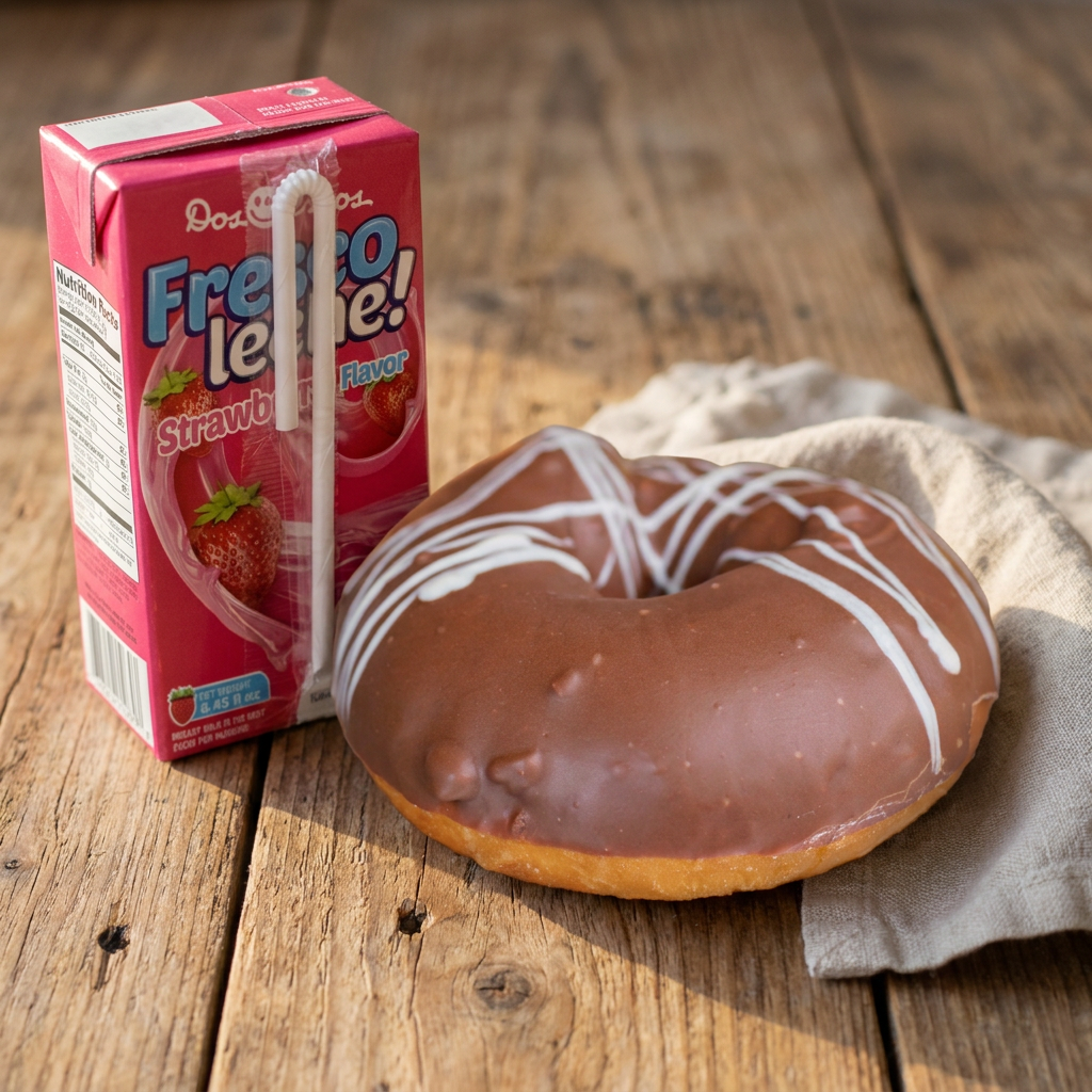 Dona de Dulce Leche + Fresco Leche