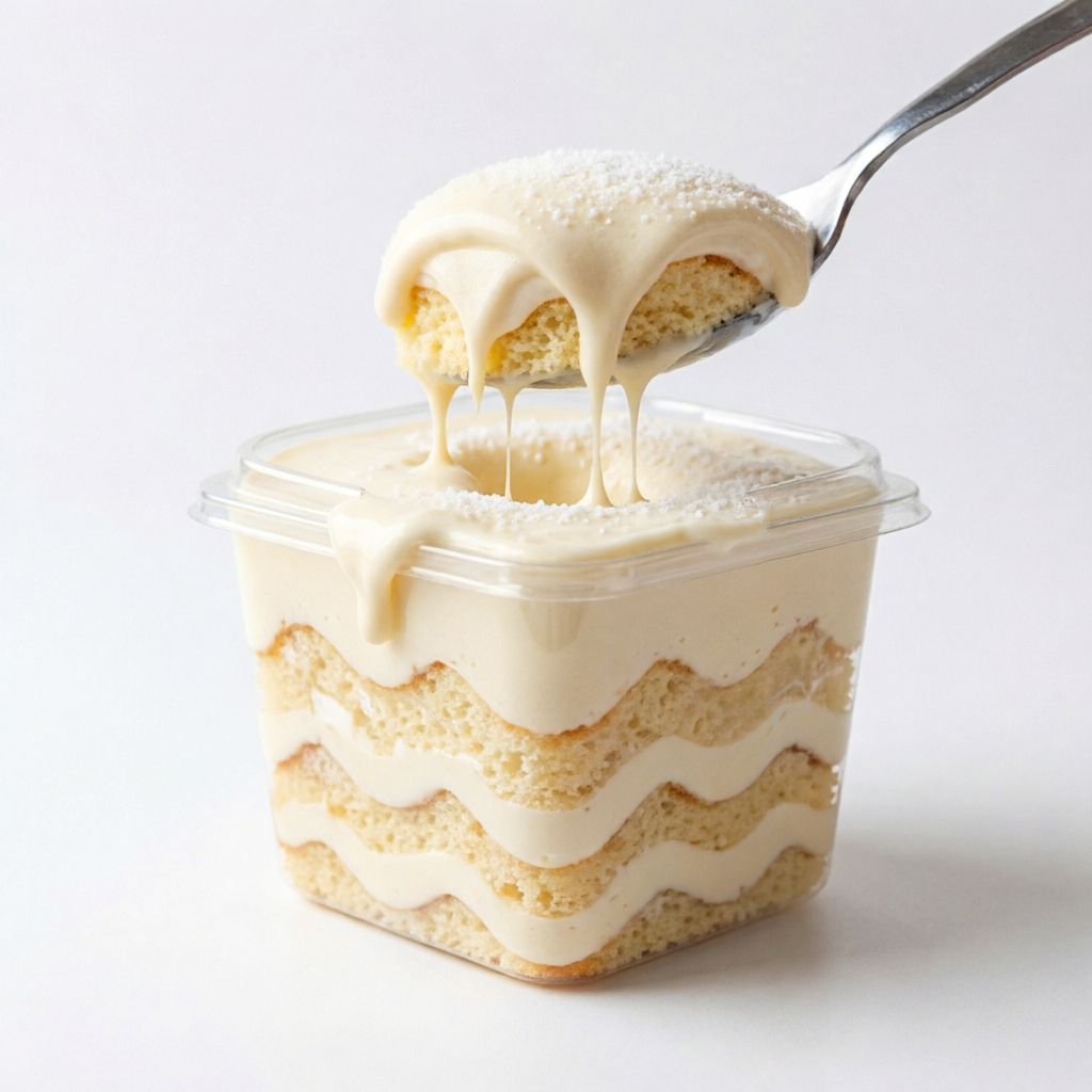 Delicioso bolo no pote de Ninho, super cremoso e molhadinho, com camadas generosas e sabor marcante que derrete na boca. Perfeito para adoçar seu dia ou finalizar sua refeição com chave de ouro. Feito com carinho, na medida certa para matar aquela vontade de doce! Serve 1 pessoa.