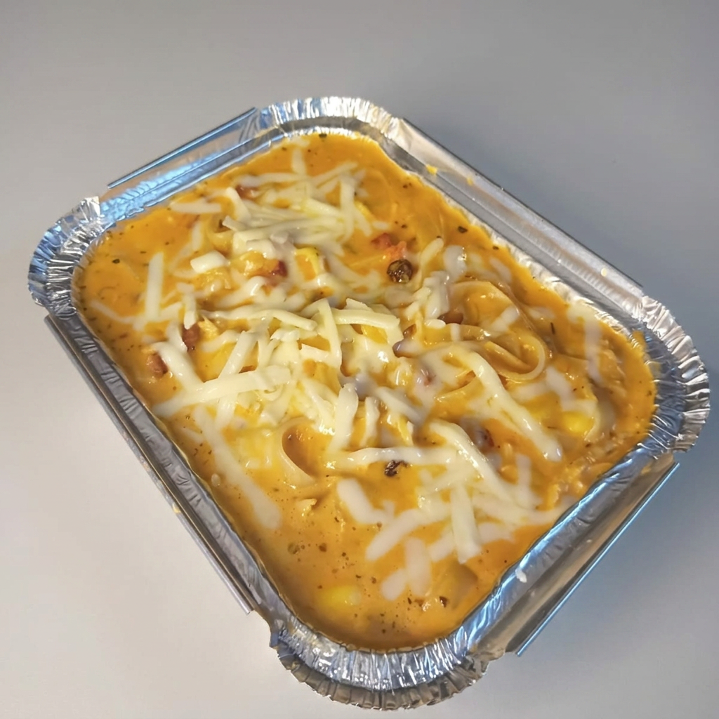 Tamanho P, ideal para uma refeição rápida. Escolha sua massa, molho e ingredientes. Macarrão ao vivo, preparado do seu jeito.