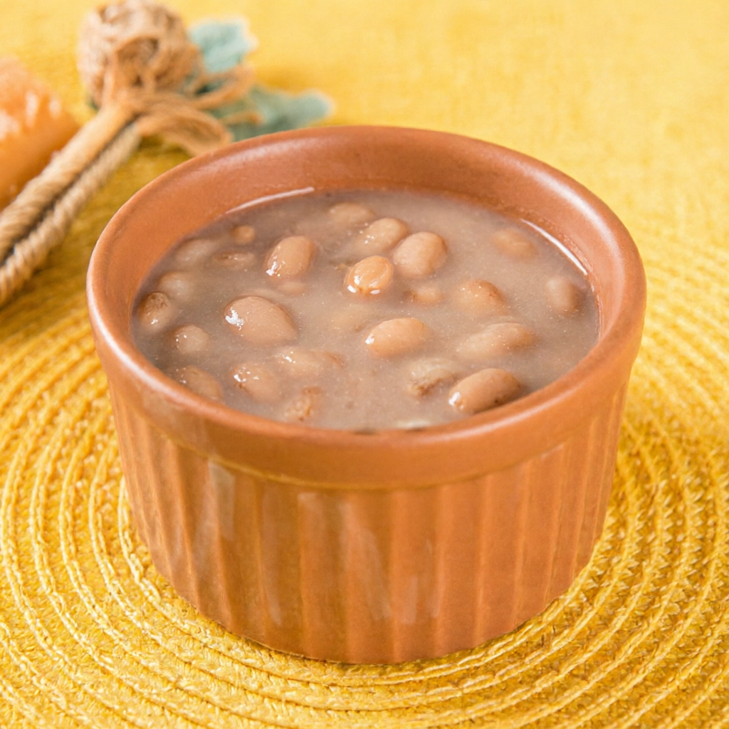 Porção adicional de feijão fresquinho