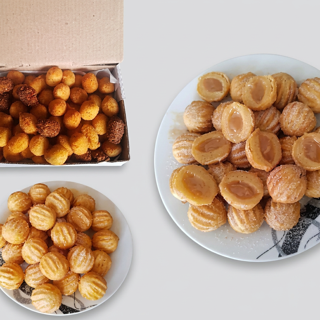Este combo de salgados e churros é a combinação perfeita para os amantes de uma boa comfort food. São 75 salgados irresistíveis, com uma variedade de 7 sabores para você escolher: a clássica coxinha, o irresistível bolinho de queijo, o saboroso bolinho de calabresa, o robusto bolinho de carne, o delicado risole de presunto e queijo, o popular enroladinho de salsicha e o exótico kibe. Para adoçar o paladar, o combo ainda traz 25 churros recheados com doce de leite. Uma explosão de sabor em cada mordida!