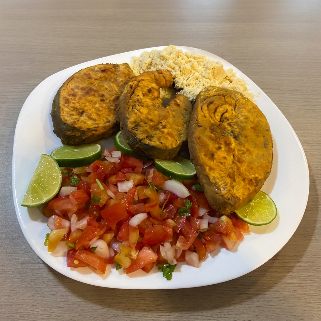 Farofa e Salada