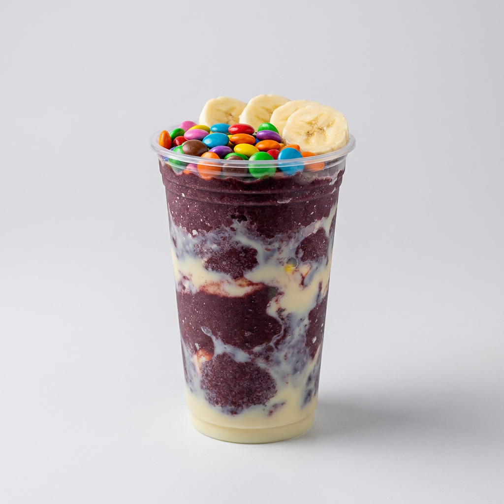 Monte seu Açai com os ingredientes que mais gosta