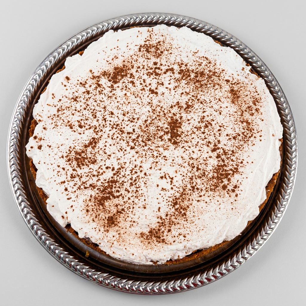 deliciosa torta banoffe. massa de biscoito, doce de leite, banana e chantilly.