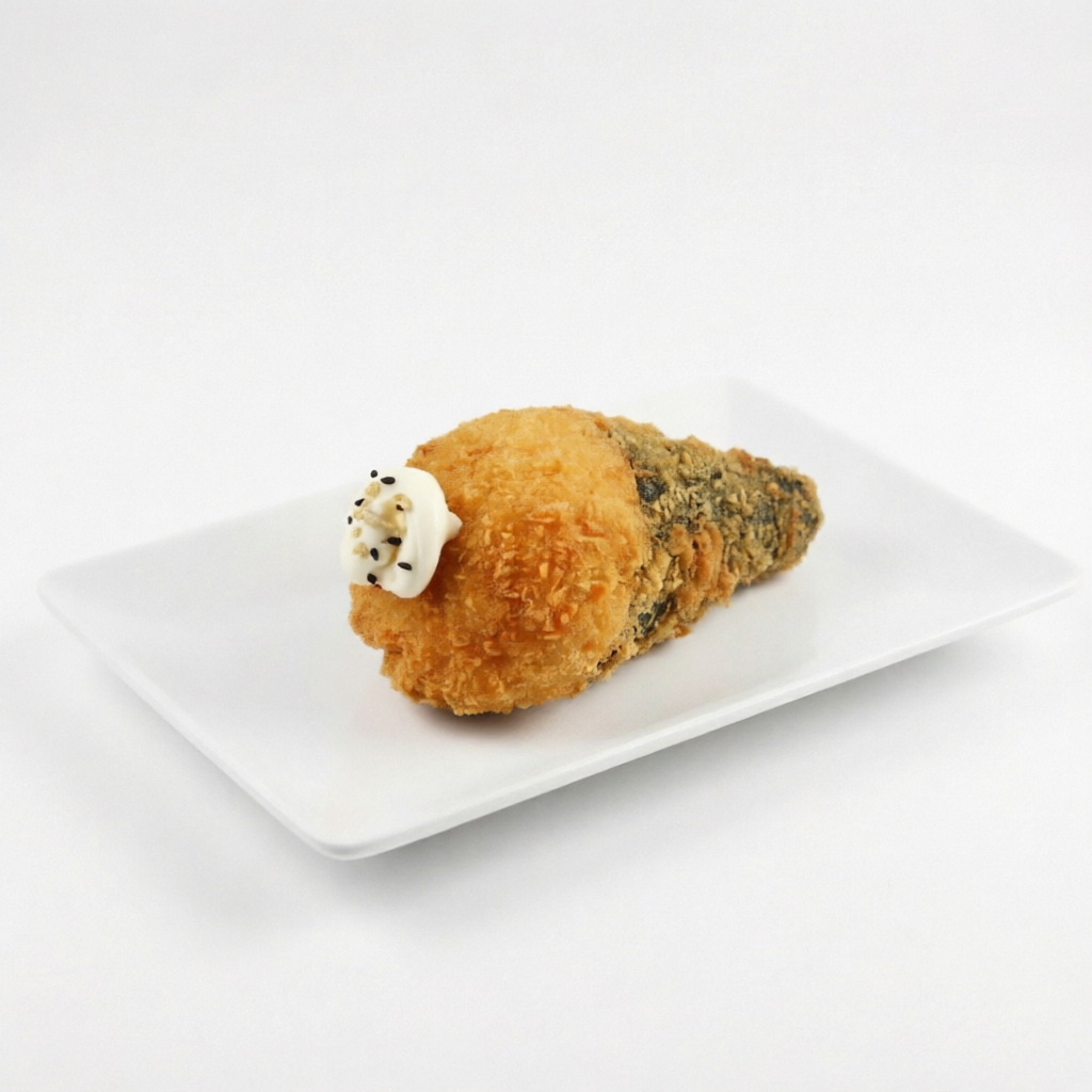Temaki empanado na farinha panko