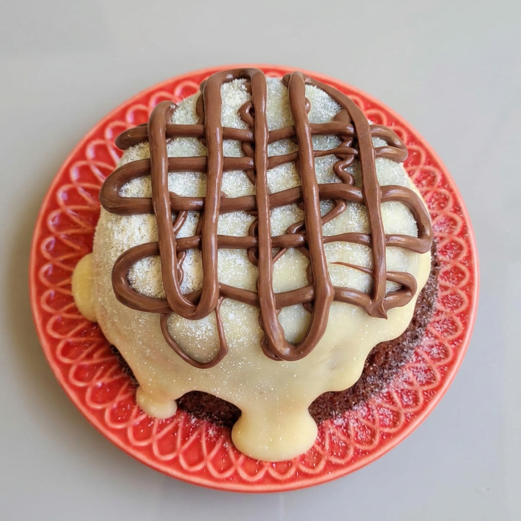 Nosso Bolo tem uma massa de chocolate incrivelmente fofinha e molhadinha, coberta com um brigadeiro cremoso de Leite Ninho e ponto de erupção, generosamente polvilhado com mais Leite Ninho e finalizado com aquele toque irresistível e aveludado da Nutella pura. É a dose perfeita para adoçar o seu dia
Em uma versão especial nosso bolo é feito em uma forma de bolo no formato vulcão de 18 cm.