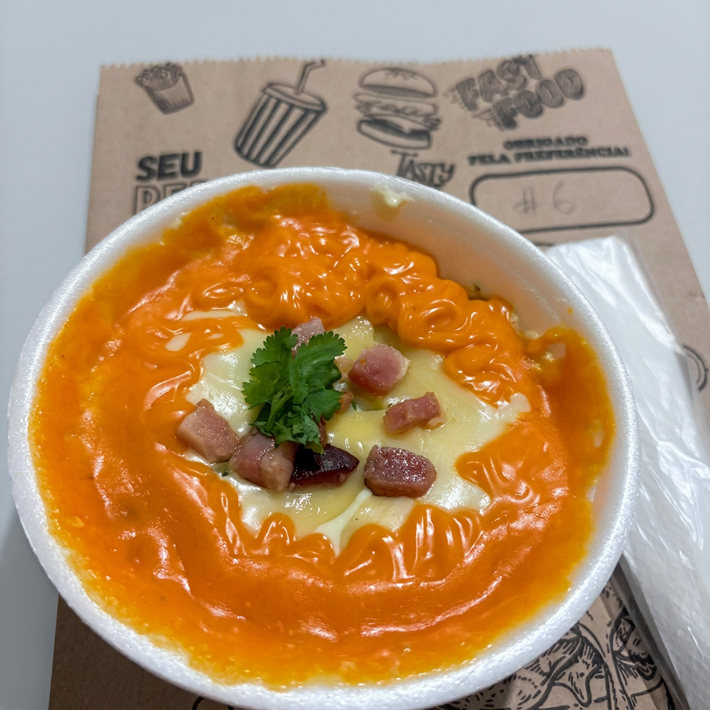 Batata recheada com carne de sol seca desfiada, queijo coalho e um toque de manteiga de garrafa. Uma verdadeira iguaria nordestina que vai te conquistar.