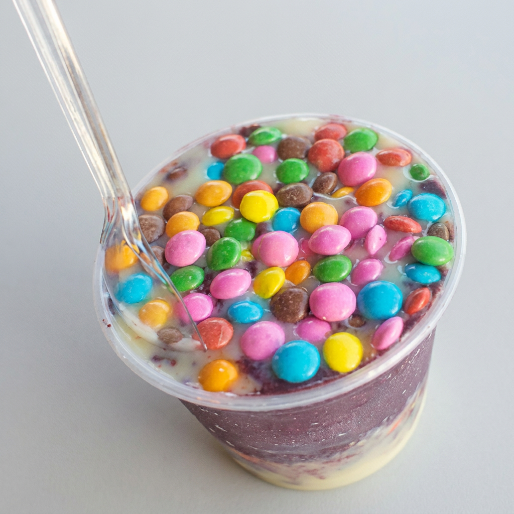 Açaí leve e docinho na medida certa.