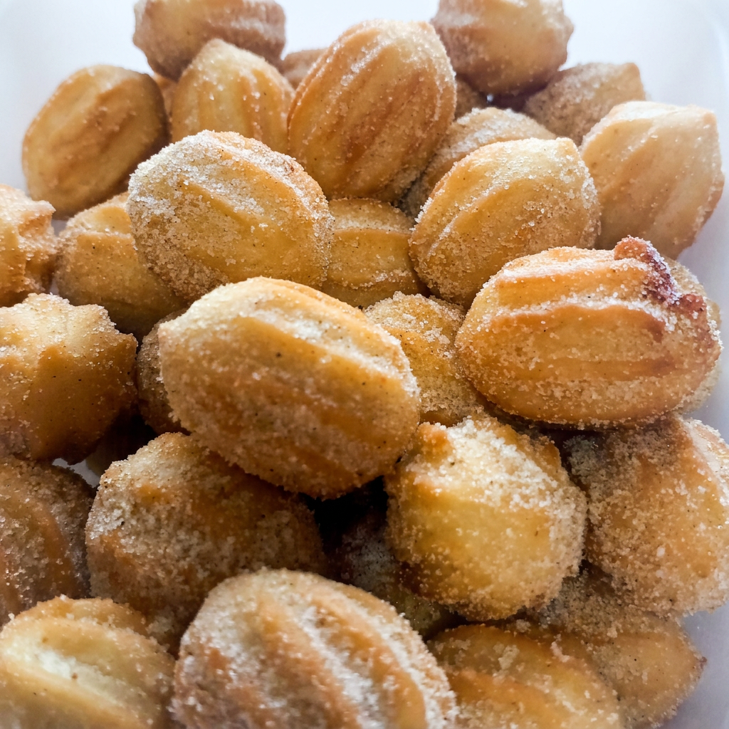 1 cento de churros fritos 100 unidades salpicado em açúcar e canela
