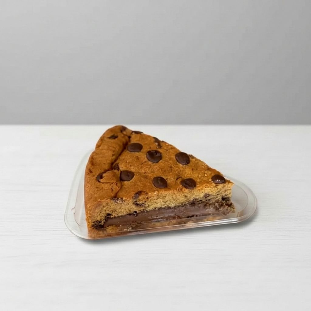 aqueça 40s antes de consumir. Massa de biscoito cookie recheada com avelã , servida quentinha! Cookie tende a ser mais seco, atente-se ao detalhe da descrição, não é uma torta cremosa. :)