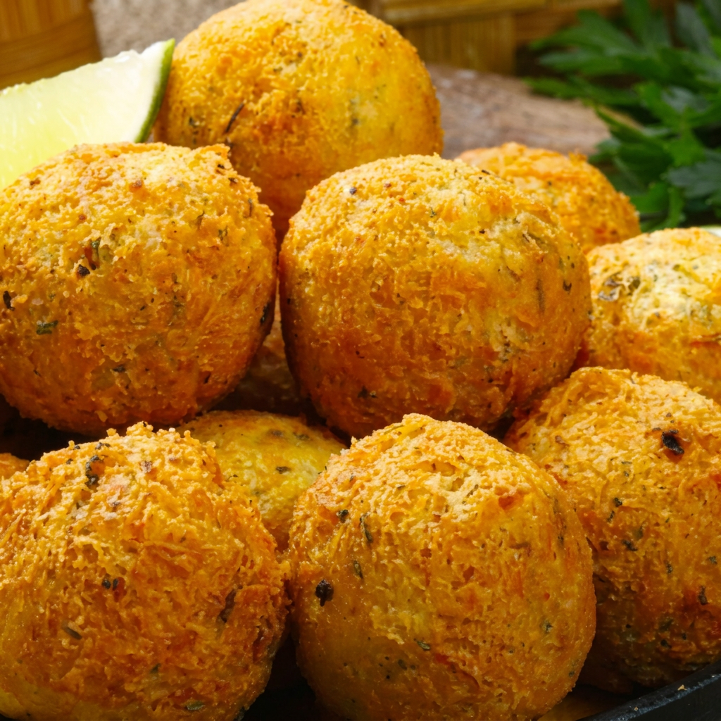 O nosso delicioso bolinho de bacalhau congelado Original 1kg