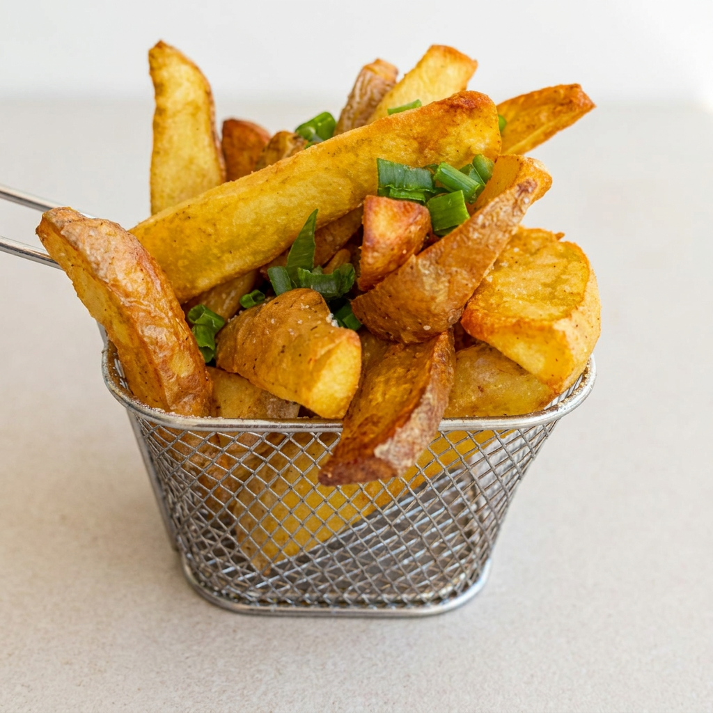 400g de batata rústica caseira e bem temperadinha