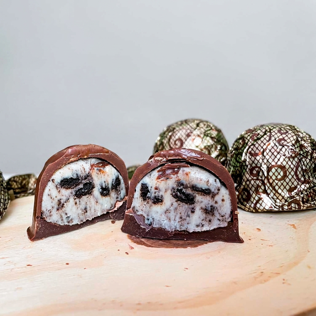 Nosso bombom é feito com uma casquinha de chocolate blend deliciosa que envolve um recheio super cremoso e pedaços generosos de biscoito Oreo. Ideal para aquela sobremesa especial ou para adoçar o seu dia
Serve 1 pessoa.