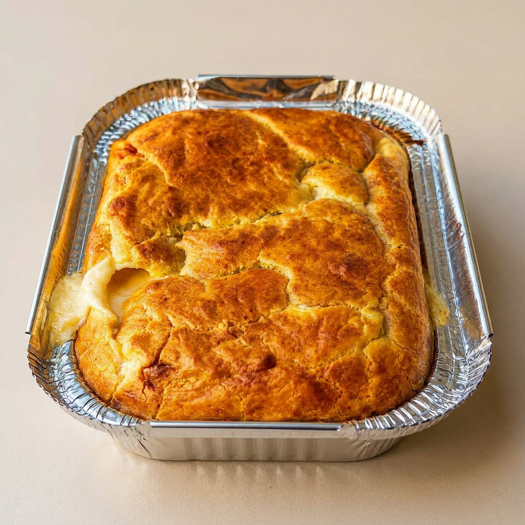 Perfeita para matar a fome com muito sabor. Nossa Torta de Frango Cremosa é preparada na hora do pedido, a massa é artesanal, macia e recheada com frango desfiado bem temperado. Assada na hora para chegar quentinha até você. ️Ingredientes: Frango Desfiado, Pimentão, Cebola, Azeitona, Milho Verde, Requeijão Cremoso, Creme Leite e Muçarela. 🥧 500ml → Ideal para 1 pessoa e pode dividir dependendo da fome de cada um.