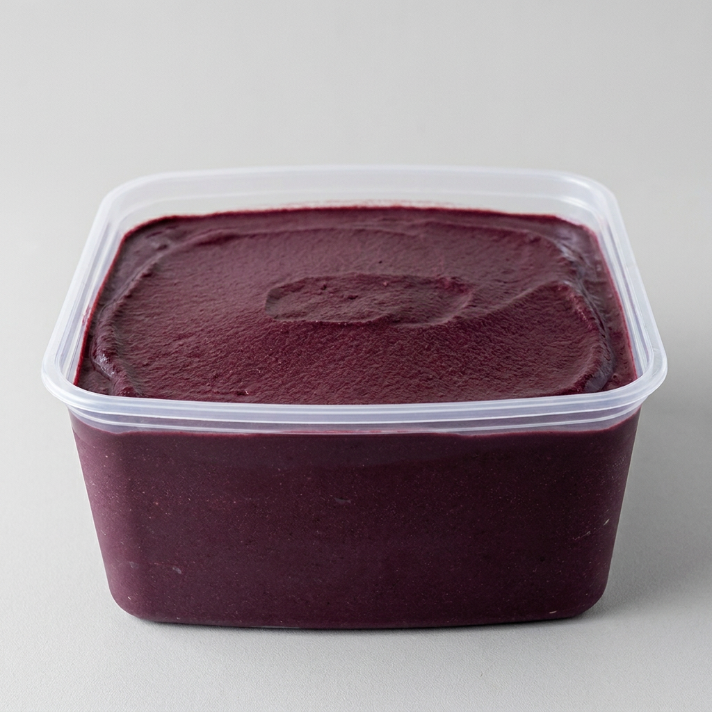 Pote de 1 litro de açai (Açai artesanal sem corante e conservante) Pote contendo 2 litros de açai. (Obs: adicionais para este item deve ser adquiridos a parte e colocados separadamente) (Imagem ilustrativa)