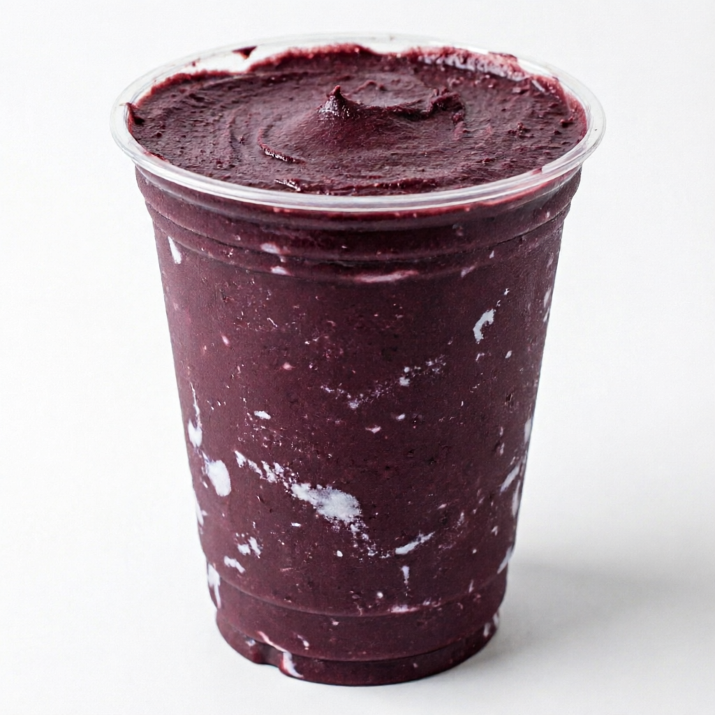 Premium - 80% de polpa açaí artesanal, puro, sem corantes e sem conservantes. Sabor intenso, textura cremosa e qualidade superior.