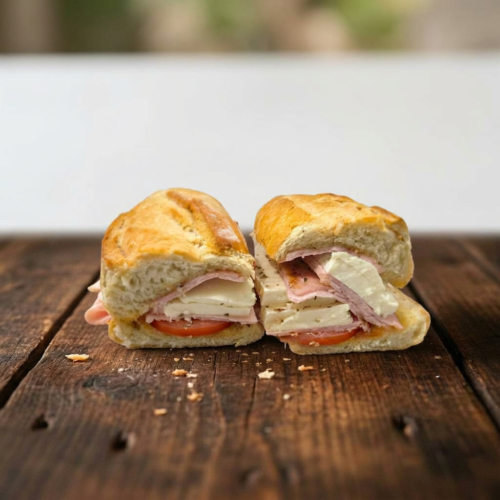 Para quem quer um lanche gostoso e mais leve: recheado na chapa com peito de peru, queijo minas, tomate fresco e orégano. Ingredientes de qualidade que se complementam em sabor e leveza, sem pesar. Leve, nutritivo e saudável.