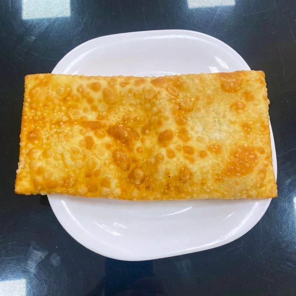 Massa fresquinha e sempre frito na hora
