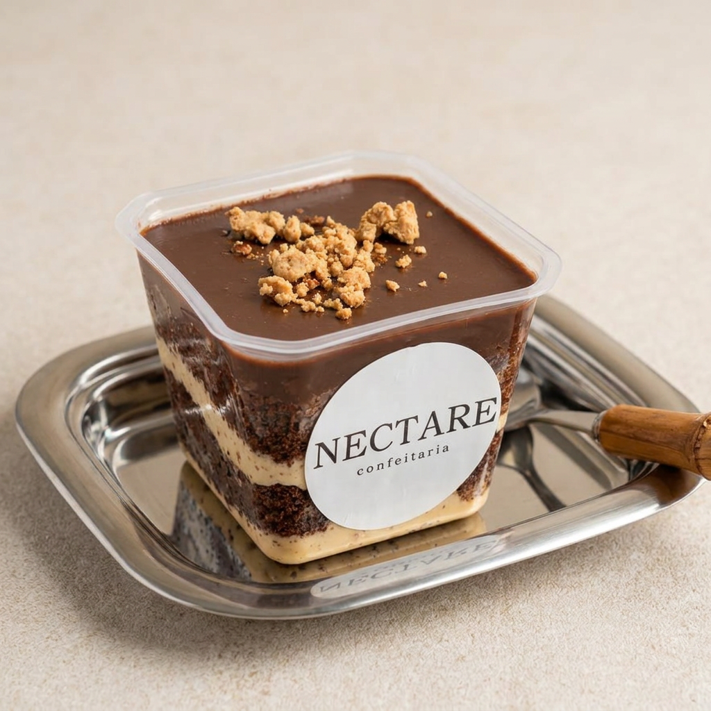 •Massa cacau belga
•Recheio creme de paçoquita
•Cobertura ganache de chocolate meio amargo 52% cacau
Combinação delíciosa de paçoca com chocolate!!
*enviado congelado
*contém glúten, pode conter derivado de soja e traços de leite (informação do fabricante de chocolate)