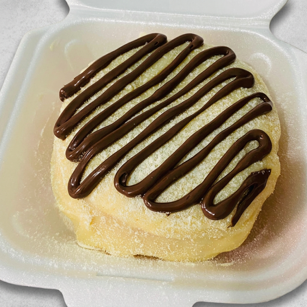 massa sabor leite, recheio brigadeiro de leite ninho cremoso com nutella
