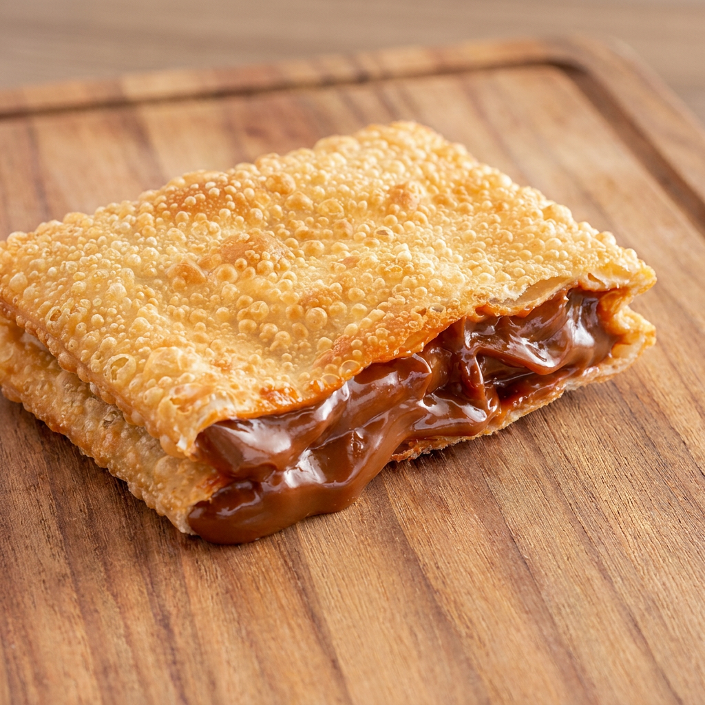 Delicioso pastel recheado com doce de leite.