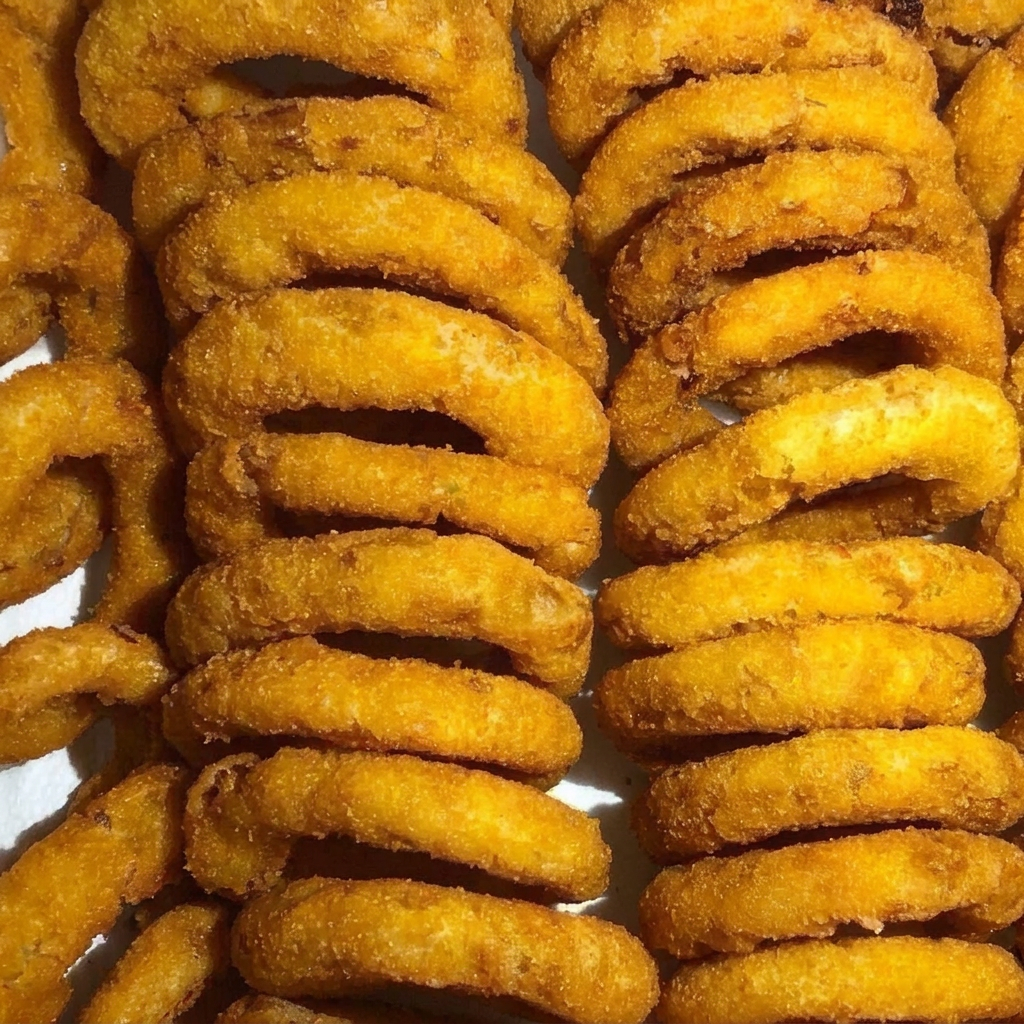Anéis de cebola crocantes