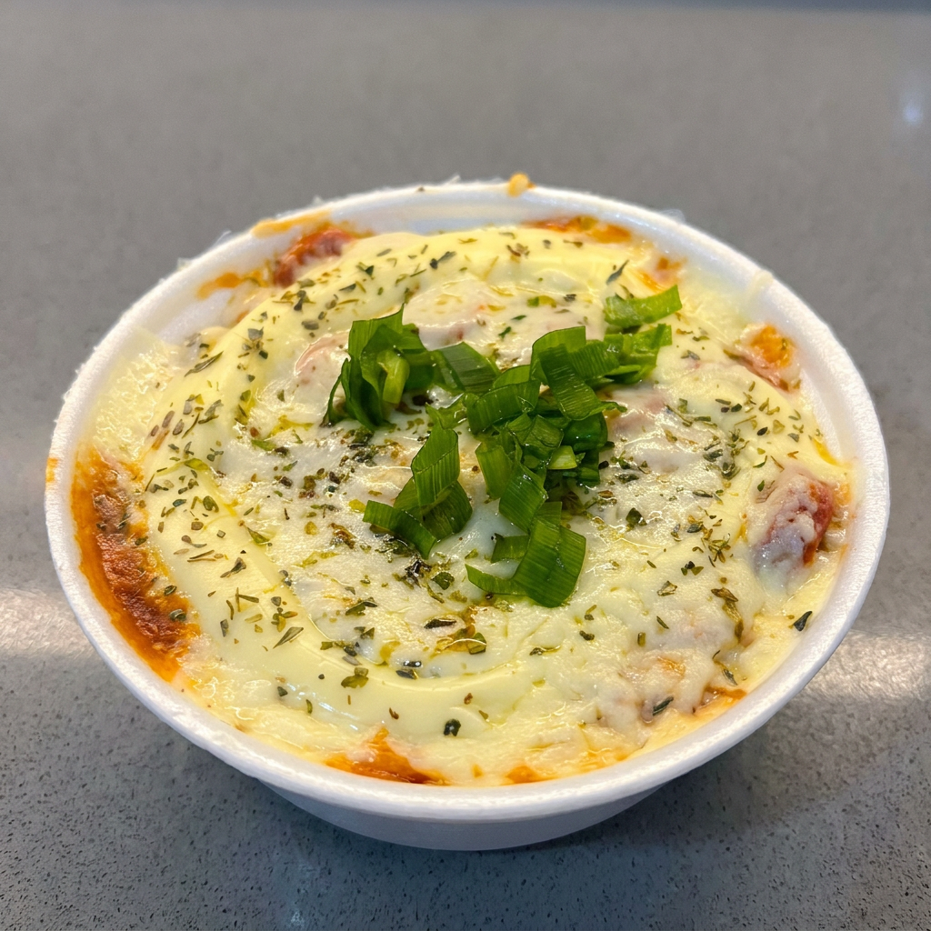 Nesse combo vai uma deliciosa batata recheada de Sabor Hot dog + mas uma macia tapioca de leite condensado com coco