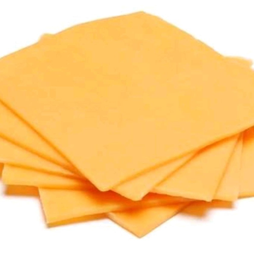 Queijo Cheddar Fatia por 100gramas