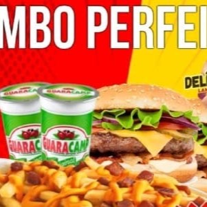 2x tudo + batata frita e 2 guaracamp.