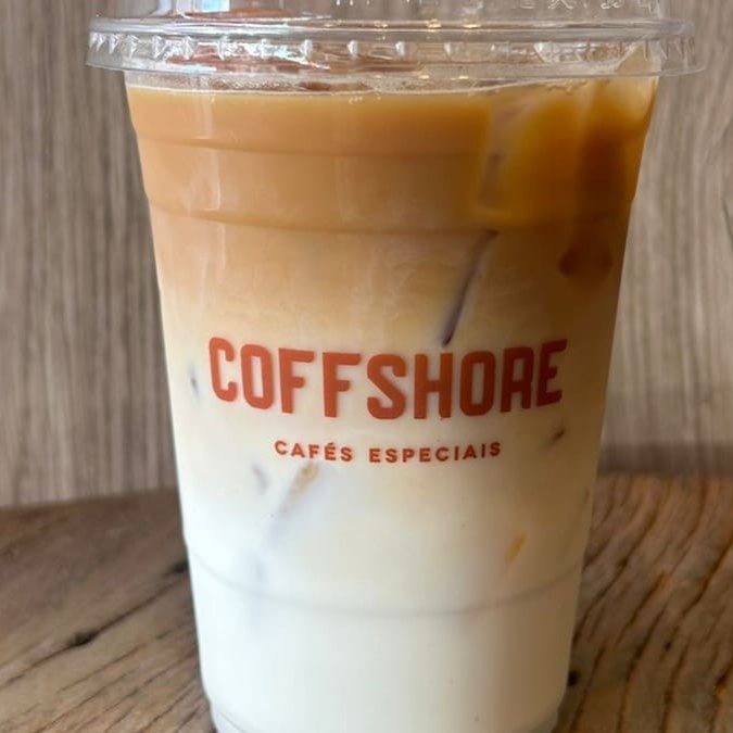 Café espresso + leite + gelo