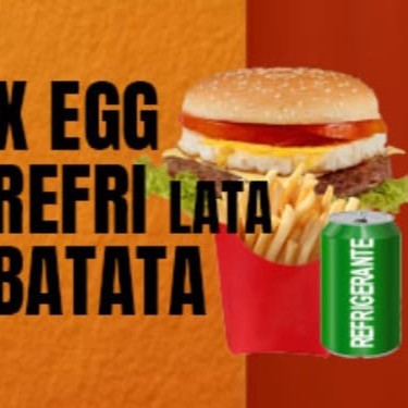 Alface Maionese  Tomate  Carne e cheddar 1 Batata Pequena 1 Refrigerante lata (Imagem meramente Ilustrativa)