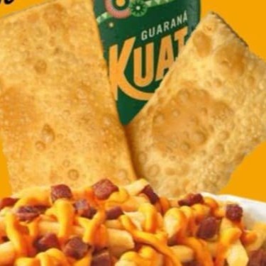 2 pastéis + 1 batata media turbinada + 1 Kuat 2l