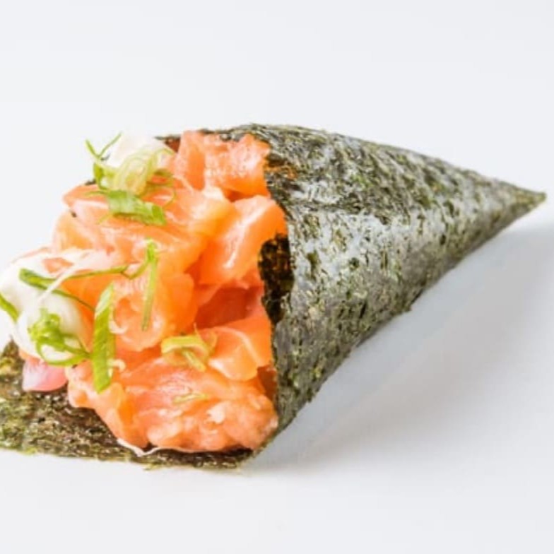 Salmão creme thesse cebolinha (cone sem arroz)