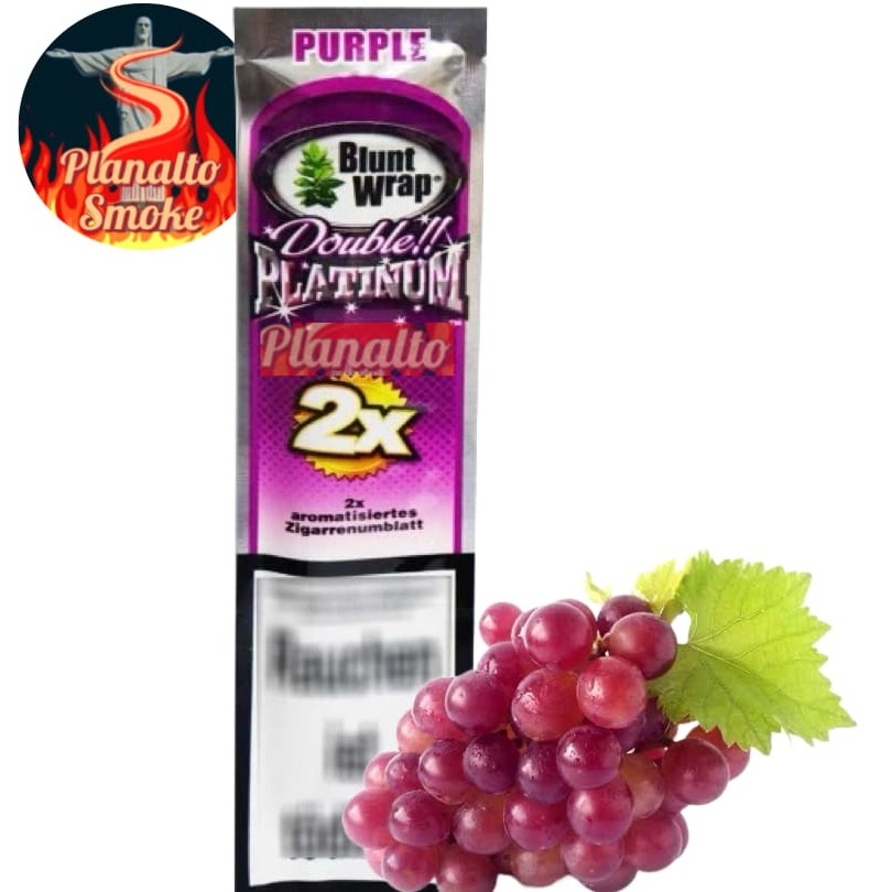A versão Purple apresenta um toque adocicado e intenso, que chega a lembrar o tutti-frutti. O toque adocicado, cria uma atmosfera incrível e convidativa. Além disso, seu aroma encobre facilmente o cheiro característico, evitando desconforto ou aquele aroma de preso nas suas roupas. Produzida por especialistas em um país que é referência mundial, a Blunt Wrap Purple vai se tornar uma das suas favoritas e uma opção indispensável no seu kit! Também disponível na versão French Vanilla.  Características da Blunt Wrap Purple: - 2 folhas - Tamanho king size - Aroma adocicado - Queima super lenta - Sem conservantes - Toque doce - Papel homogeneizado -  - Qualidade Blunt Wrap  Especificações: - Comprimento: 125mm - Largura: 44mm - Papel: Homogeneizado natural - Folhas: 2   Você irá receber: 01 - Envelope de Blunt Wrap Purple com 2 folhas