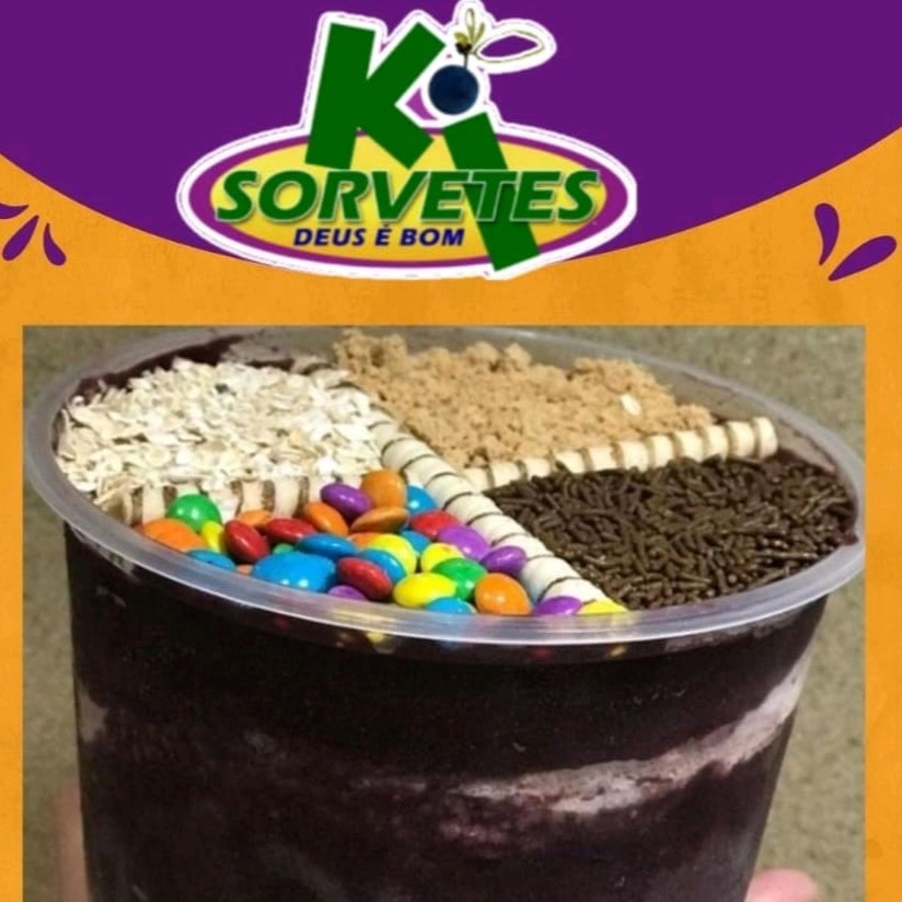 Monte seu Pote de Açaí/ Sorvete como Quiser, Nosso Sistema Self Service te da liberdade pra incluir seus sabores favoritos Podendo mesclar Açaí c/ Sorvete ^^ Lembre de Selecionar os sabores de Sorvetes e tbm os Sabores de Açaí caso Queira Sorvete c/ Açaí :) - Obs:. Fotos Meramente Ilustrativas