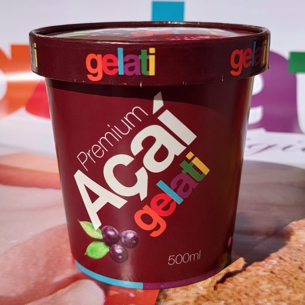 O sabor concentrado do açaí tipo A com redução de açúcar para você degustar essa maravilha livre de culpa