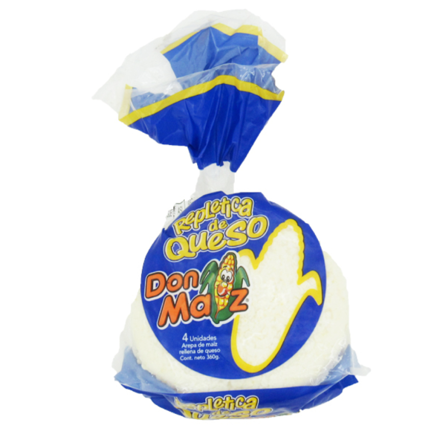 AREPAS DON MAIZ  RELLE QUESO*360GR