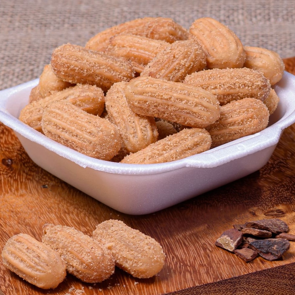 50 Unidades de Muito Sabor e Docura Para Sua Vida ficar mais doce e Feliz. Churros de Doce de leite de 10g