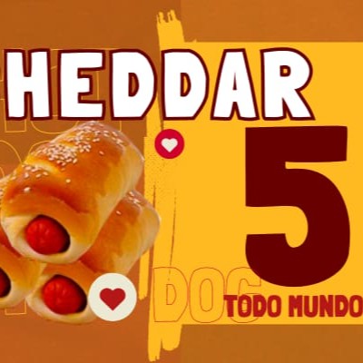 Novo Combo com 05 Dogs de Cheddar Deliciosos!