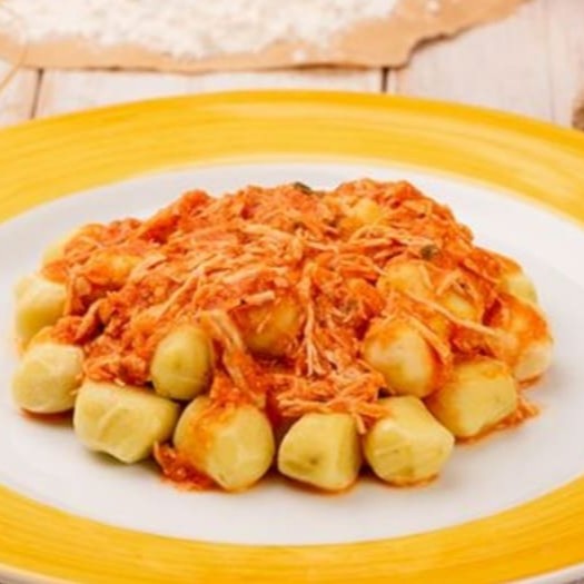 Nhoque de Batata Doce com Frango ao molho de sua Escolha